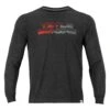 TITLE Boxing Split Label Performance Long Sleeve Tee 2 TITLE Boxing Split Label Performance Long Sleeve Tee -boxing supplies store TBLS9 BK 1