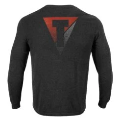 TITLE Boxing Split Label Performance Long Sleeve Tee -boxing supplies store TBLS9 BK 2