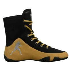 TITLE Boxing Engage Mesh Boxing Shoes -boxing supplies store TBS40 BK GD 2