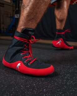 TITLE Boxing Engage Mesh Boxing Shoes -boxing supplies store TBS40RDBK 1