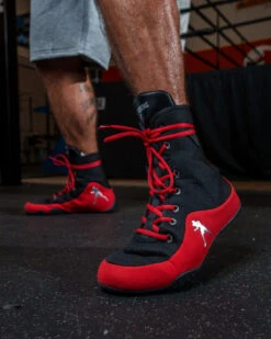 TITLE Boxing Engage Mesh Boxing Shoes -boxing supplies store TBS40RDBK 2