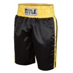 TITLE Boxing Edge Boxing Trunks -boxing supplies store TBTC BK GD 1 49072026 b1e9 439d b3f8 854f9b49a2f2