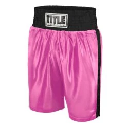 TITLE Boxing Edge Boxing Trunks -boxing supplies store TBTC BK PK 1