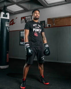 TITLE Boxing Beat Em To The Punch Tee 13 TITLE Boxing Beat Em To The Punch Tee -boxing supplies store TBTS204BK 1