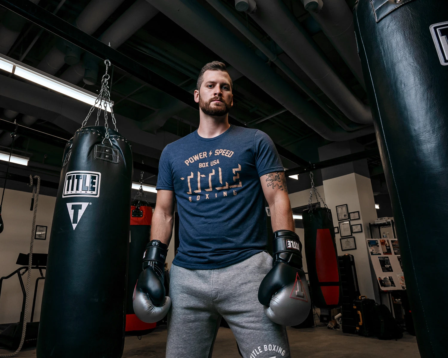 TITLE Boxing Power And Speed Tee 7 TITLE Boxing Power And Speed Tee - Image 5