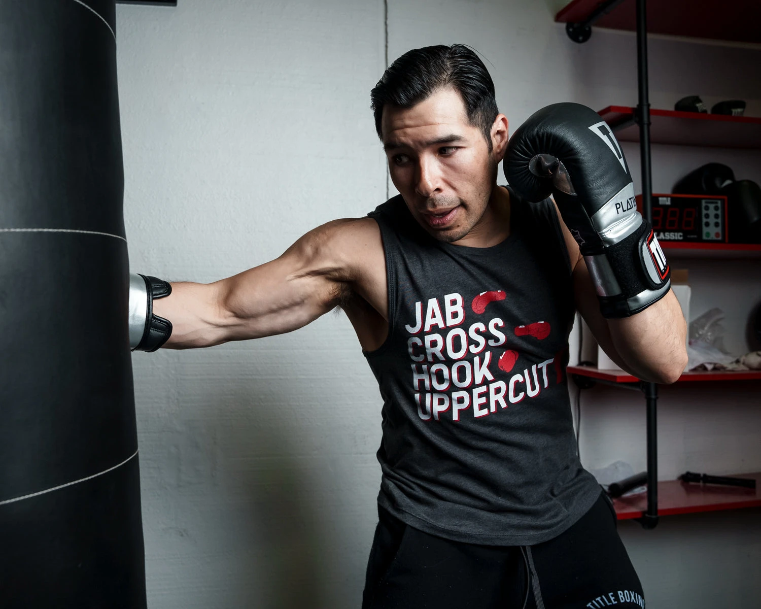 TITLE Boxing Jab Cross Muscle Tee 4 TITLE Boxing Jab Cross Muscle Tee - Image 2