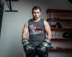 TITLE Boxing Jab Cross Muscle Tee 10 TITLE Boxing Jab Cross Muscle Tee -boxing supplies store TBTS212DGR 2