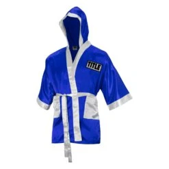 TITLE Boxing Pro Fingertip Robe 2.0 35 TITLE Boxing Pro Fingertip Robe 2.0 -boxing supplies store TSRF2 BL WH 2