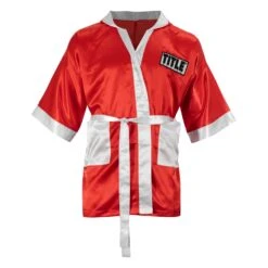 TITLE Boxing Pro Fingertip Robe 2.0 40 TITLE Boxing Pro Fingertip Robe 2.0 -boxing supplies store TSRF2 RD WH 1