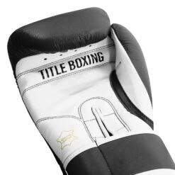 TITLE Boxing Pro Style Leather Training Gloves 3.0 35 TITLE Boxing Pro Style Leather Training Gloves 3.0 -boxing supplies store TVVTG3 BK WH 005