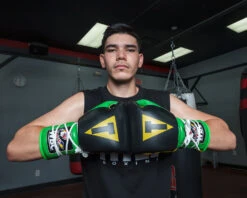 WBC By TITLE Boxing Sparring Gloves 25 WBC By TITLE Boxing Sparring Gloves -boxing supplies store WBCSGBKGNGD 2