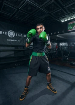 WBC By TITLE Boxing Sweat Shorts -boxing supplies store WBCTTSBKGR 1