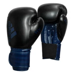 Adidas Hybrid 100 Boxing Gloves -boxing supplies store adih100 bk bl 002