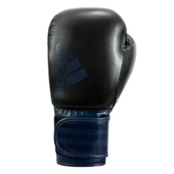 Adidas Hybrid 100 Boxing Gloves -boxing supplies store adih100 bk bl 003