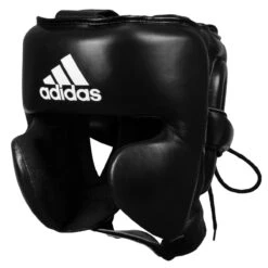 Adidas Star Pro Headgear 28 Adidas Star Pro Headgear -boxing supplies store adiphg01 bk wh 01