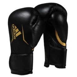 Adidas Speed 175 Leather Training Gloves -boxing supplies store adisbg175 bk gd 1 3