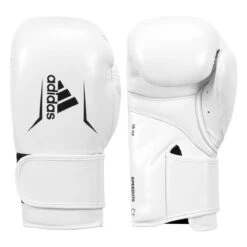 Adidas Speed 175 Leather Training Gloves -boxing supplies store adisbg175 wh bk 001 2