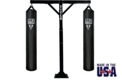 TITLE Boxing Adjustable Heavy Duty Double Bags Stand -boxing supplies store ahdhsd 1 usa