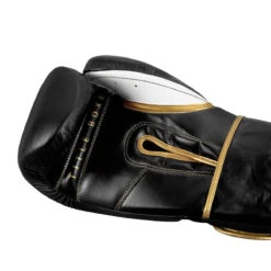 TITLE Boxeo Mexican Leather Training Gloves Quatro -boxing supplies store batge4 bk wh 5 1 1