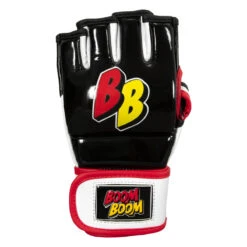 BOOM BOOM Boxing Bomber Youth MMA Gloves 15 BOOM BOOM Boxing Bomber Youth MMA Gloves -boxing supplies store bbmmgy bk wh rd 03