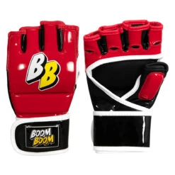 BOOM BOOM Boxing Bomber Youth MMA Gloves 17 BOOM BOOM Boxing Bomber Youth MMA Gloves -boxing supplies store bbmmgy rd bk wh 01
