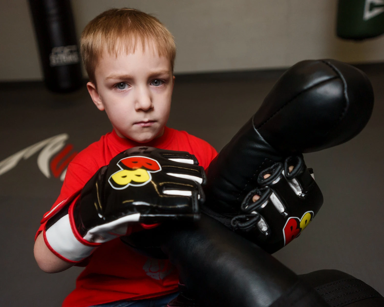 BOOM BOOM Boxing Bomber Youth MMA Gloves 4 BOOM BOOM Boxing Bomber Youth MMA Gloves - Image 2