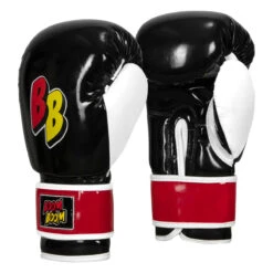 BOOM BOOM Boxing Silencer Youth Bag Gloves 20 BOOM BOOM Boxing Silencer Youth Bag Gloves -boxing supplies store bbybgs bk wh rd 02