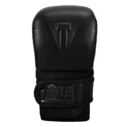 TITLE Black Old School Leather Pro Bag Gloves 12 TITLE Black Old School Leather Pro Bag Gloves -boxing supplies store bktbg 003