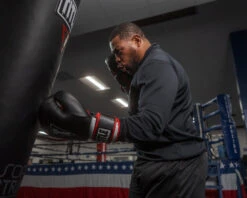 TITLE Boxing Leather Big League Bag Gloves -boxing supplies store blbg2 bk rd wh 4 2