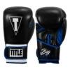 TITLE Boxing Leather Big League Training Gloves -boxing supplies store bltg2 bk bl 01