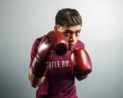 TITLE Boxing Blood Red Leather Bag Gloves 10 TITLE Boxing Blood Red Leather Bag Gloves -boxing supplies store brbg rd 1