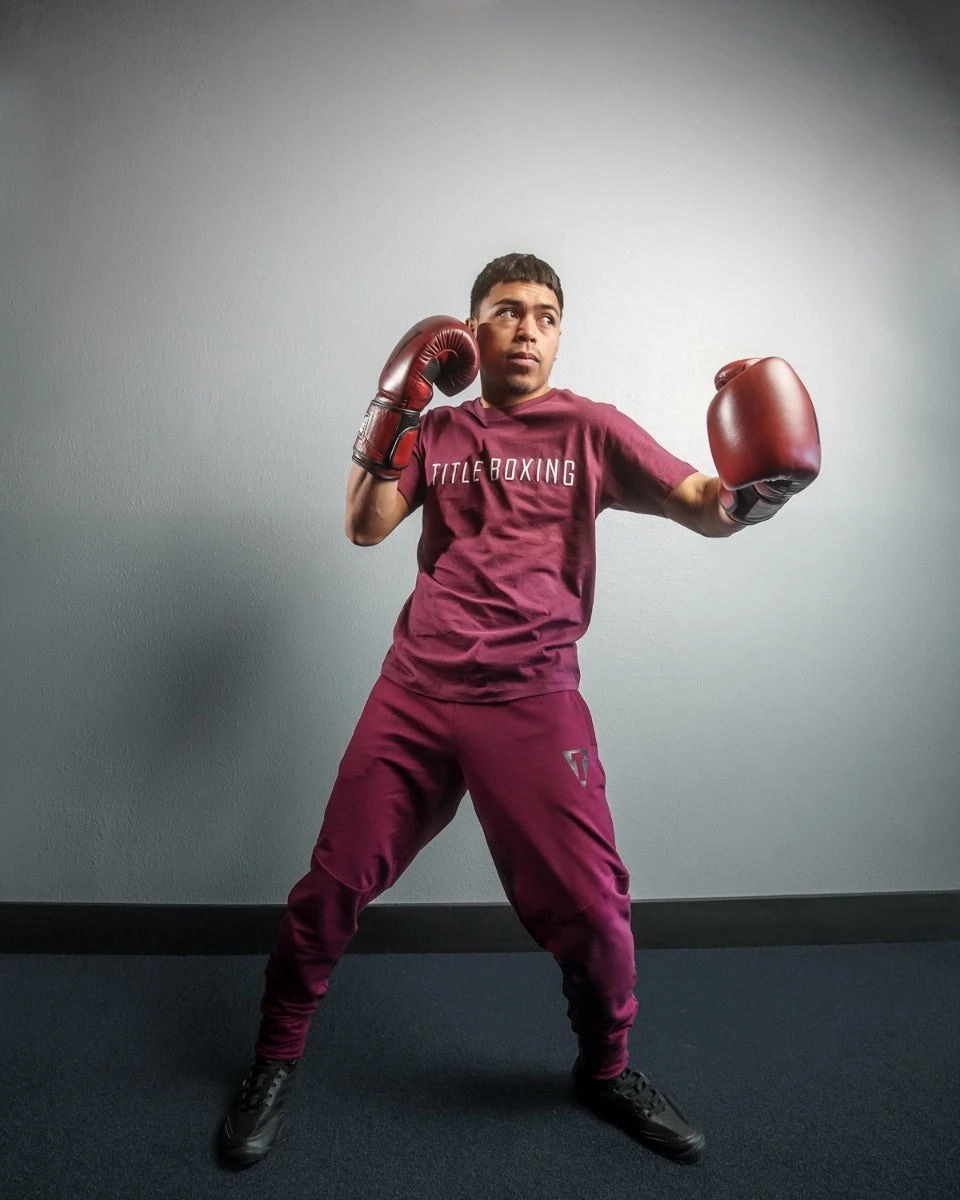 TITLE Boxing Blood Red Leather Bag Gloves 9 TITLE Boxing Blood Red Leather Bag Gloves - Image 7