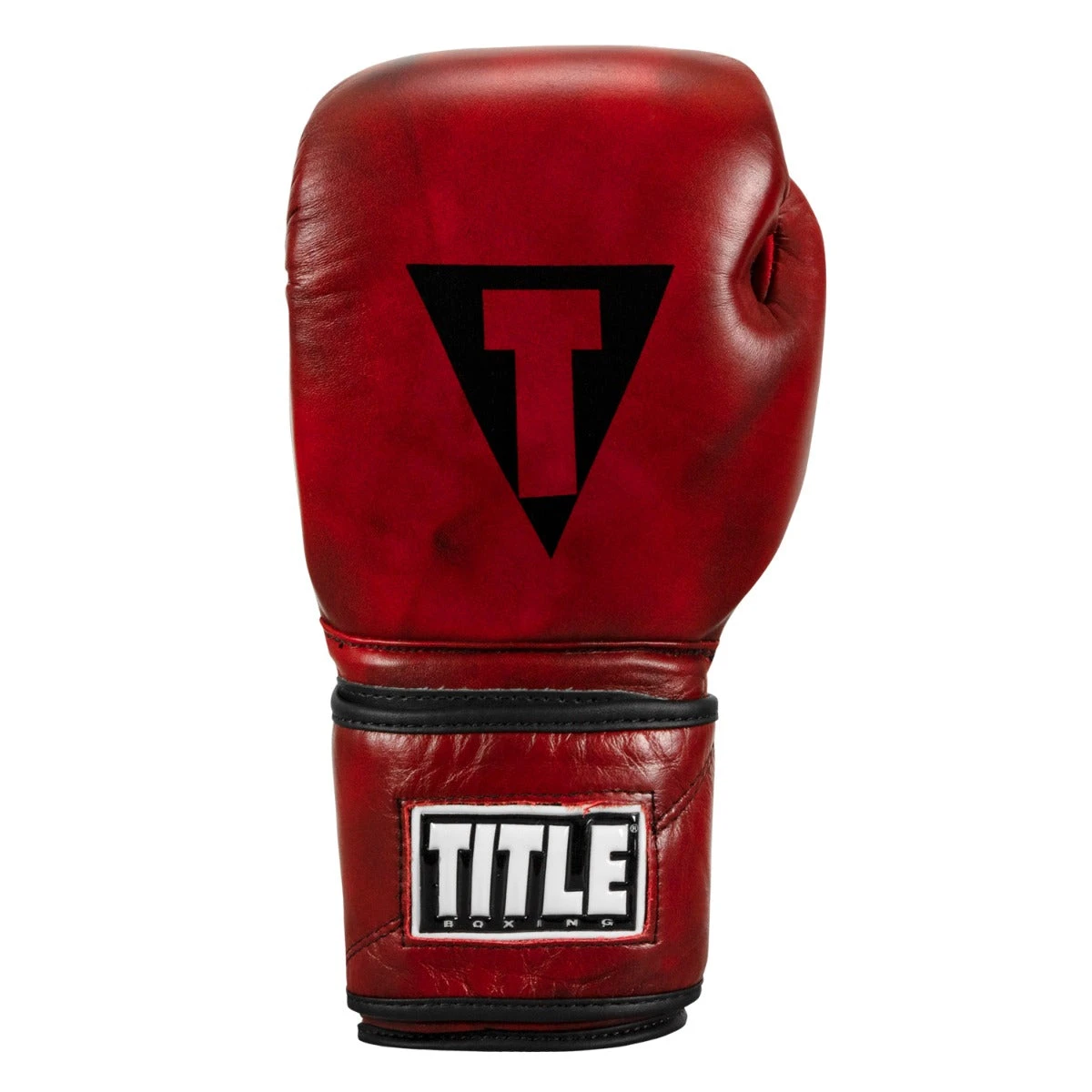 TITLE Boxing Blood Red Leather Training Gloves 6 TITLE Boxing Blood Red Leather Training Gloves - Image 4