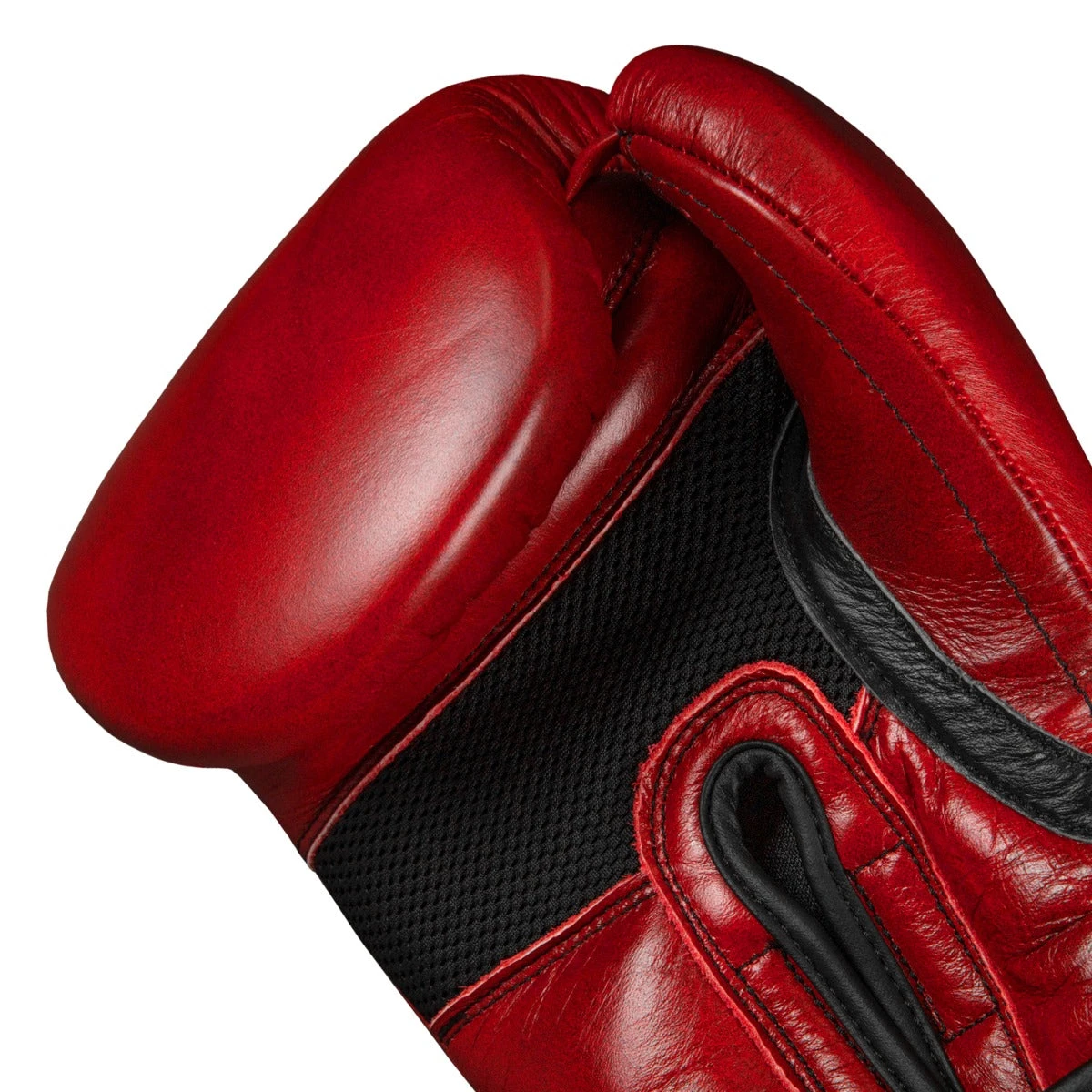 TITLE Boxing Blood Red Leather Training Gloves 8 TITLE Boxing Blood Red Leather Training Gloves - Image 6