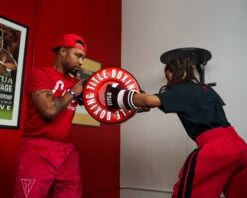 TITLE Boxing Combination Punch Shield -boxing supplies store cbps rd wh 1