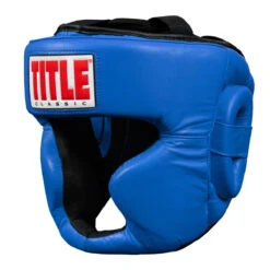 TITLE Classic Full Coverage Training Headgear 2.0 -boxing supplies store cphgf2 bl bk 1 1