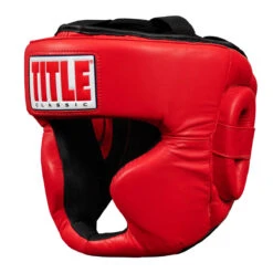TITLE Classic Full Coverage Training Headgear 2.0 -boxing supplies store cphgf2 rd bk 1 1