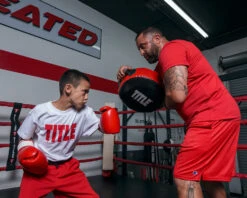 TITLE Classic Round Punch Shield V2 14 TITLE Classic Round Punch Shield V2 -boxing supplies store cpsh2 bk rd 1