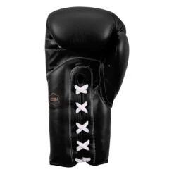 TITLE Classic Leather Lace Training Gloves 2.0 -boxing supplies store ctsgl2 bk 04