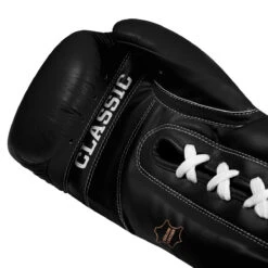 TITLE Classic Leather Lace Training Gloves 2.0 -boxing supplies store ctsgl2 bk 05