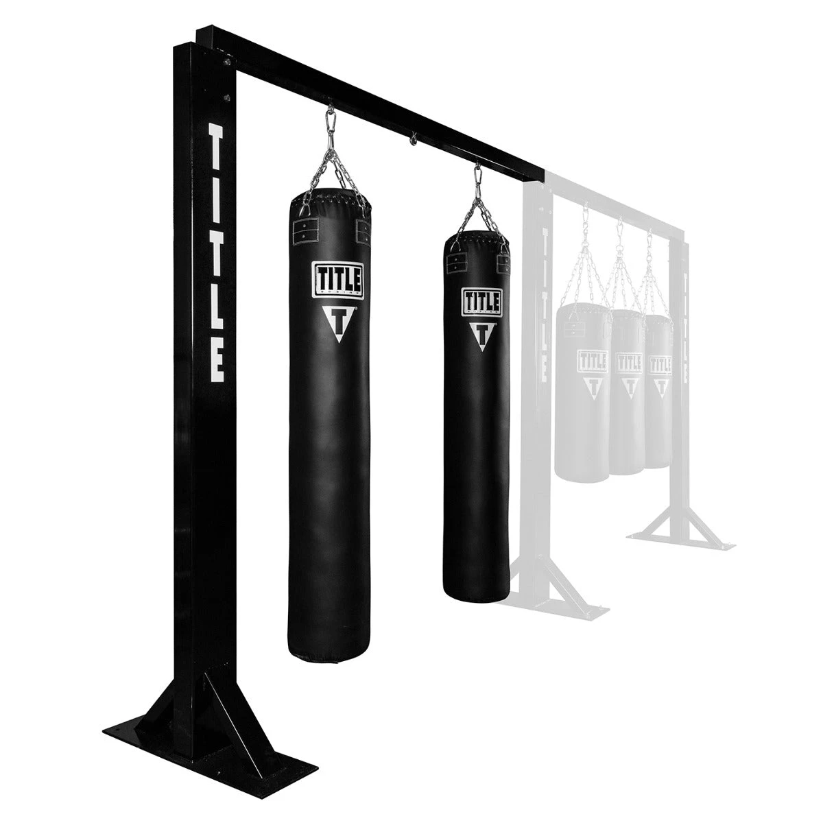TITLE Boxing Deluxe Multi-Unit Heavy Bag Wall Stand-Add On Section 4 TITLE Boxing Deluxe Multi-Unit Heavy Bag Wall Stand-Add On Section - Image 2