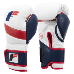 Fighting Dual Strap Training Gloves 2.0 10 Fighting Dual Strap Training Gloves 2.0 -boxing supplies store fdstg2 wh rd bl 02