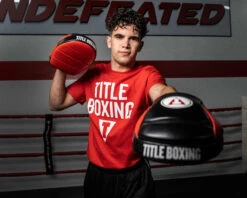 TITLE Boxing Fighting Fresh Leather Punch Mitts -boxing supplies store ffpm