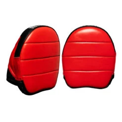TITLE Boxing Fighting Fresh Leather Punch Mitts -boxing supplies store ffpm bk rd 3