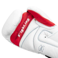 Fighting Leather Training Gloves -boxing supplies store fltg2 wh 05