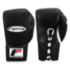 Fighting Fury Professional Lace Training Gloves 2 Fighting Fury Professional Lace Training Gloves -boxing supplies store fsftgl bk 01