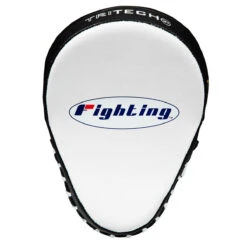 Fighting Tri-Tech Curved Mitts 9 Fighting Tri-Tech Curved Mitts -boxing supplies store fsppm wh bk 2 2