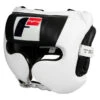 Fighting Tri-Tech Training Headgear -boxing supplies store fspthg wh bk 1 3