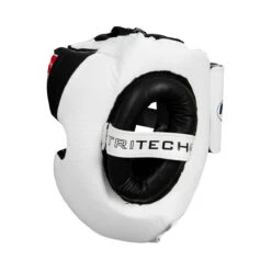 Fighting Tri-Tech Training Headgear 11 Fighting Tri-Tech Training Headgear -boxing supplies store fspthg wh bk 3