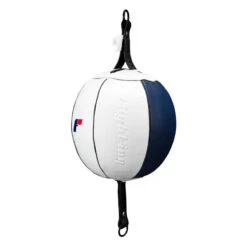 Fighting Force Leather Double End Bag 7 Fighting Force Leather Double End Bag -boxing supplies store ftgdeb wh bl 2